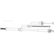 Трос ручника CEF HMD5M2 Fiat Punto (188) 2 Хэтчбек 1.9 JTD 101 л.с. 2003 – 2012 FA02273 8KH X606