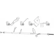 Трос ручника CEF Fiat Sedici FA02285 ZYFKV BOHE 7