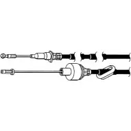 Трос сцепления CEF FO01151 NF68C G C0S4W5 2536864