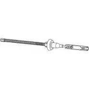 Трос ручника CEF FO02210 Ford Focus 2 Хэтчбек 1.8 Flexifuel 131 л.с. 2005 – 2008 HQ0 8Y0 YVDZ77