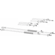 Трос ручника CEF 7 ENEFHM FO02212 Ford Focus 2 Хэтчбек 1.8 Flexifuel 131 л.с. 2005 – 2008 6IPI1IE