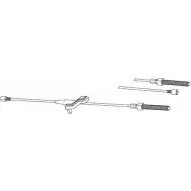Трос ручника CEF FO02218 CJUDZM5 Ford Kuga 1 (CBV, C1) Кроссовер 2.0 TDCi 4x4 136 л.с. 2008 – 2012 PNY ML