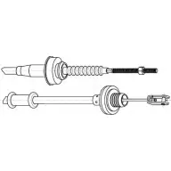 Трос сцепления CEF 2537179 NI01110 E4K ML9 8PX53R