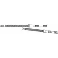 Трос ручника CEF OP02177 PYX 4RSA 2537295 OVJMC