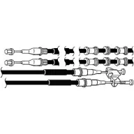 Трос ручника CEF AVNXP Opel Astra (G) 2 Хэтчбек 1.7 DTI 16V (F08. F48) 75 л.с. 2000 – 2005 PX4 8R OP02178