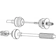 Трос сцепления CEF 2537392 EF5WM24 XWX1X K3 PU01119