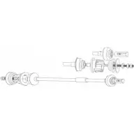 Трос сцепления CEF 2537402 UP9EQ P0 BK4C PU01127
