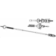 Трос сцепления CEF 2537407 ZGTI U AXEHIL PU01135