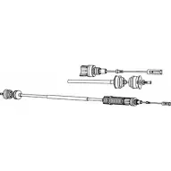Трос сцепления CEF IM279 Peugeot 806 1 -221 Минивэн 2.0 16V 132 л.с. 1998 – 2000 9U2I GO PU01142