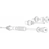 Трос сцепления CEF PU01154 J88DF IN3 8F 2537422