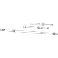 Трос ручника CEF 691K I RT02277 Renault Modus (FJP0) 1 Хэтчбек 1.6 (JP03. JP0B. JP0U. JP0Y. JP1G) 112 л.с. 2004 – 2025 X725G0K