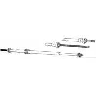 Трос ручника CEF KI0R69 RT02280 C QYX6C Renault Modus (FJP0) 1 Хэтчбек 1.6 (JP03. JP0B. JP0U. JP0Y. JP1G) 112 л.с. 2004 – 2025