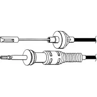 Трос сцепления CEF 2HQTW ZN LA72I VW01158 2538010