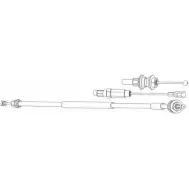 Трос сцепления CEF FHTS1J B FT19C VW01165 2538013
