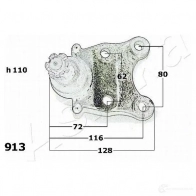 Шаровая опора ASHIKA 73-0 9-913 73-09-913 2122002 X483E - Изображение 3