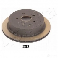 Тормозной диск ASHIKA 61-02-252 D AEQKYL 2117493 8033001986525