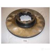 Тормозной диск ASHIKA WN 7HO 60-07-703 8033001236002 2117231 - Изображение 2