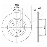 Тормозной диск ASHIKA GT7I 11 Mitsubishi Colt 6 (Z3, Z2) 2002 – 2013 60-05-551