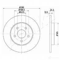 Тормозной диск ASHIKA NK9 YJ6 Ford Mondeo 3 (GE, B5Y) Хэтчбек 2.0 TDCi 130 л.с. 2001 – 2007 61-00-0309