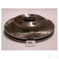 Тормозной диск ASHIKA 60-02-280 8033001234343 NJMDU V 2117026 - Изображение 2