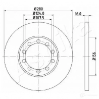 Тормозной диск ASHIKA Ford Transit 7 (FD) Автобус 2.2 TDCi 115 л.с. 2008 – 2014 61-00-0314 CBKP3J M