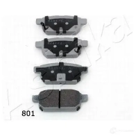 Тормозные колодки дисковые, комплект ASHIKA 2116048 8033001785784 51-08-801 1DC0Y Q - Изображение 5