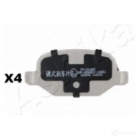 Тормозные колодки дисковые, комплект ASHIKA 51-00-00003 51-00-0 0003 V4K57 2115868 - Изображение 4