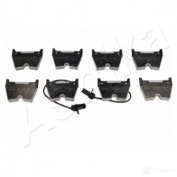 Тормозные колодки дисковые, комплект ASHIKA F5NW DDQ 1438394900 50-00-0914 - Изображение 2