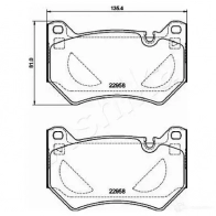 Тормозные колодки дисковые, комплект ASHIKA TI4 K6 50-00-0962 Audi Q5 (FYT) 2 Спортбек 45 TFSI quattro 265 л.с. 2020 – 2025