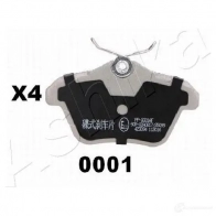 Тормозные колодки дисковые, комплект ASHIKA 51-00-000 01 KXV7NKC 2115866 51-00-00001 - Изображение 2