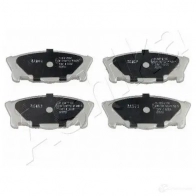 Тормозные колодки дисковые, комплект ASHIKA CWJ JZMR 8033001226966 50-06-603 2115714