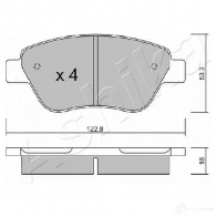 Тормозные колодки дисковые, комплект ASHIKA 1L RRV 1437295408 50-00-0248 - Изображение 3