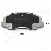 Тормозные колодки дисковые, комплект ASHIKA MGXZ E47 50-06-698 2115726 8033001227048