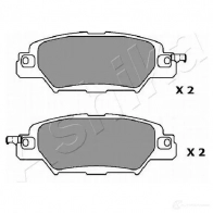 Тормозные колодки дисковые, комплект ASHIKA N1RA R 8052553195322 1222168629 51-03-318 - Изображение 3