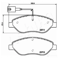 Тормозные колодки дисковые, комплект ASHIKA 33D8 Y9M 1437305994 50-00-0213 - Изображение 3