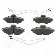Тормозные колодки дисковые, комплект ASHIKA Q8AO N 1437295291 50-00-0628 - Изображение 3