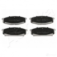 Тормозные колодки дисковые, комплект ASHIKA 8033001224351 20L 07Q 50-01-132 2115432