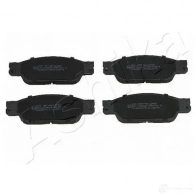 Тормозные колодки дисковые, комплект ASHIKA 1437296806 50-00-0337 EK8C8C 7 - Изображение 2