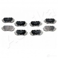 Тормозные колодки дисковые, комплект ASHIKA 50-05-512 2115678 GMGM U 8033001821178