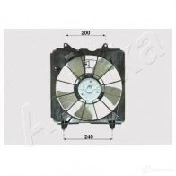 Вентилятор радиатора ASHIKA 59PVZ DI 8033001762341 VNT192001 2130422