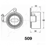 Натяжитель ремня ГРМ ASHIKA BGH 1Q 8033001214888 2114273 45-05-509 - Изображение 3