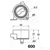 Натяжитель ремня ГРМ ASHIKA XA2U MDR 8033001215083 45-06-600 2114316 - Изображение 3