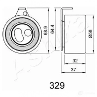 Натяжитель ремня ГРМ ASHIKA 2114217 3BRR JA 45-03-329 8033001214581 - Изображение 3