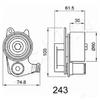 Натяжитель ремня ГРМ ASHIKA 1PX CVL 45-02-243 8033001214253 2114173 - Изображение 4
