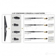 Щетка стеклоочистителя ASHIKA 2130250 SA-X30R 5 C9U8K 8033001799415 - Изображение 3