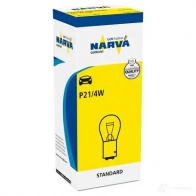 Лампа накаливания P21/4W BAZ15D 21/4 Вт 12 В NARVA 178813000 PZP PR1 1437614467 - Изображение 1