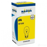 Лампа накаливания W16W W2.1X9.5D 16 Вт 12 В NARVA 1437614724 IY5 R31J 176313000 - Изображение 5