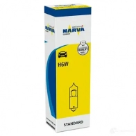 Лампа накаливания H6W BAX9S 6 Вт 12 В NARVA 1437614605 681613000 I4 YNQ - Изображение 1