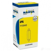 Лампа софитная C10W SV8.5 18 Вт 12 В NARVA 175123000 3P6 SMO3 1437614414 - Изображение 2