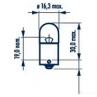 Лампа RY10W BAU15S 10 Вт 12 В NARVA WTA VQ 173173000 1437614582